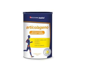 Forté Pharma Medical Articolageno Sabor Limón, 349.5 gr. | Fórmula con colágeno hidrolizado, magnesio y vitamina C para huesos, músculos y cartílagos. Cualquier edad y deportistas