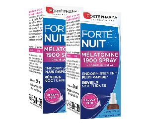 Forté Pharma Melatonina 1900 Spray Pack de 2 x 20 ml