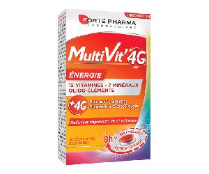 Forté Pharma Multivit' 4G Energía 30 comprimidos