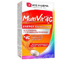 Forté Pharma Multivit 4G Energy 30 Comprimidos Efervescentes