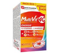 Forté Pharma MultiVit'4G Energía Magnesio Vitaminas Ginseng 90 comprimidos