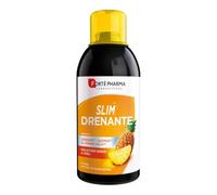 Forté Pharma Slim Drenante Piña 500 ml | Drenante y Control del Peso | Drenante sabor piña con té verde y reina de los prados. Favorece la eliminación de líquidos en programa de 10 días.