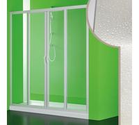 Forte Puerta de Ducha 160 CM de Acrílico Mod. Mercurio 2 con Apertura Central