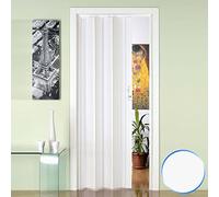 Forte Puerta Plegable de Interior de PVC Blanco 88,5x214 cm Mod.Luciana