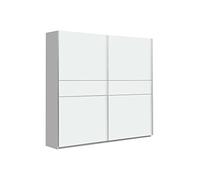 Forte Winner Plus Armario de Puertas correderas, derivado de Madera, Blanco Combinado con Roble Sonoma, 170,3 x 209,7 x 61,2 cm