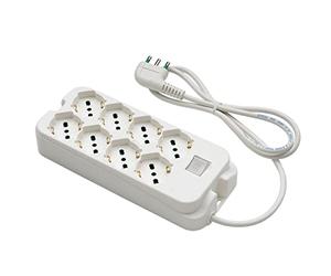 FORTEK RETAIL MULTIPPRESA "8 PRESE+INTERUTTORE" ART.47440