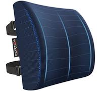 FORTEM Cojin Lumbar Silla Oficina - Almohada Lumbar con Espuma Viscoelástica de Alta Densidad y Funda Lavable - Cojin Ergonómico para Gaming, Trabajo o Viajes Largos