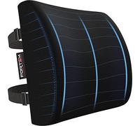 FORTEM Cojin Lumbar Silla Oficina - Almohada Lumbar con Espuma Viscoelástica de Alta Densidad y Funda Lavable - Cojin Ergonómico para Gaming, Trabajo o Viajes Largos