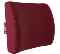 FORTEM Cojin Lumbar Silla Oficina - Almohada Lumbar con Espuma Viscoelástica de Alta Densidad y Funda Lavable - Cojin Ergonómico para Gaming, Trabajo o Viajes Largos