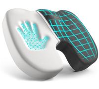 FORTEM Cojín Silla Oficina - Cojín para Silla Ordenador en Forma De U con Espuma Viscoelástica y Diseño Ergonómico para Asiento Coche, Gaming, Viajes en Transporte Público - Funda Lavable