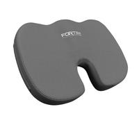 FORTEM Cojín Silla Oficina - Cojín para Silla Ordenador en Forma De U con Espuma Viscoelástica y Diseño Ergonómico para Asiento Coche, Gaming, Viajes en Transporte Público - Funda Lavable