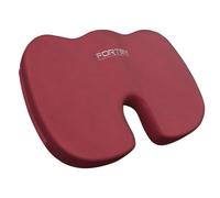 FORTEM Cojín Silla Oficina - Cojín para Silla Ordenador en Forma De U con Espuma Viscoelástica y Diseño Ergonómico para Asiento Coche, Gaming, Viajes en Transporte Público - Funda Lavable