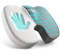 FORTEM Cojín Silla Oficina - Cojín para Silla Ordenador en Forma De U con Espuma Viscoelástica y Diseño Ergonómico para Asiento Coche, Gaming, Viajes en Transporte Público - Funda Lavable