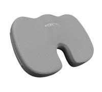 FORTEM Cojín Silla Oficina - Cojín para Silla Ordenador en Forma De U con Espuma Viscoelástica y Diseño Ergonómico para Asiento Coche, Gaming, Viajes en Transporte Público - Funda Lavable