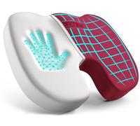 FORTEM Cojín Silla Oficina - Cojín para Silla Ordenador en Forma De U con Espuma Viscoelástica y Diseño Ergonómico para Asiento Coche, Gaming, Viajes en Transporte Público - Funda Lavable