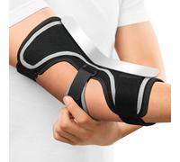 FORTEMOTUS Codera Férula, Síndrome de Túnel Cubital, Codo, Ortesis para Noche, día, ángulo Ajustable, Tendinitis, Brazalete para Brazo Izquierdo, Derecho, Mujer, Hombre, L