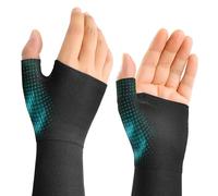 FORTEMOTUS Mangas Rizartrosis Pulgar Derecho e Izquierdo 1 Par, Órtesis de Pulgar Mano Compresión para Artritis y Síndrome del Túnel Carpiano, Guantes Pulgar para Mujeres y Hombres(S)