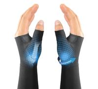FORTEMOTUS Rizartrosis Pulgar Derecho e Izquierdo, Muñequera CMC Compresión para Artritis y Síndrome del Túnel Carpiano, Funda Férula para Mujeres y Hombres(M)