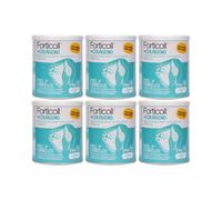 FORTICOLL Colágeno Bioactivo, Complemento Alimenticio, Sin Gluten, Sin Lactosa, Piel y Cabello Regenerador de Tejidos, 270 Gramos, Pack 6 Unidades