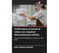 Fortificazione di tessuti di cotone con complessi ditiocarbammato-metallo: Uno studio sulla finitura antibatterica e sulla durata dei tessuti trattati
