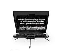 Fortinge MIA-XL - Teleprompter móvil para Smartphones de hasta 5,8 Pulgadas, Compatible con cámaras réflex Digitales y portátiles, Incluye Mando a Distancia Bluetooth y Software ForPrompt