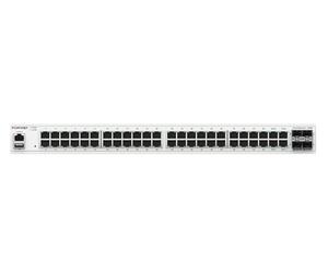 FortiSwitch-148F FortiSwitch-148F is a performance/price competitive L2+ management switch with 48x GE port + 4x SFP+ port + 1x RJ45 console