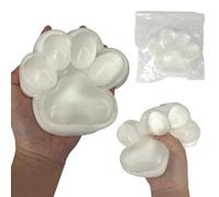 Fortivae Squishy Big Cat Paw, 1 Pcs Gato Paw Squishy, Juguete para Apretar con Pata de Gato, Squeeze Grande, Squishies XXL, Kawaii Juguetes para Niños Adolescentes y Adultos(Transparente XL)