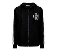 Fortnite Black Knight - Sudadera con capucha para adultos con cremallera y diseño de videojuegos, manga larga, color negro, unisex, tallas S-XL, Negro, S