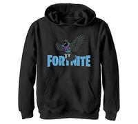 Fortnite Boys' Wings of Fortnight Youth Pullover Hoodie, Black, X-Large