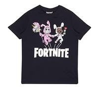 Fortnite Camiseta para Niño, T-Shirt Oficial, 7-15 Años, Color Rojo