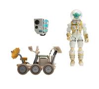 Fortnite FNT1066 Leviathan (Emote Series) Figura articulada de 4 Pulgadas con vehículo EmoteRover y Accesorio para pecera