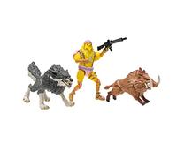 Fortnite FNT1073 Duo Mode-10.2 cm Figuras articuladas de Lobo, jabalí y racimo con Accesorio de Arma