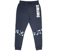 Fortnite - Game Merchandise - Pantalones de chándal para niños - Pantalones de chándal 100% algodón - Regalos niños - Azul Marino