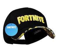 Fortnite Gorra Beisbol para Niño Adolescente Correa Ajustable Sombreros para el Sol con Visera Deportes Vacaciones Regalos Gamer (Negro/Amarillo)