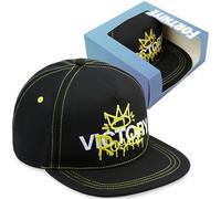 Fortnite Gorra Niño 6-14 Años, Gorra Infantil Ajustable con Cierre Snapback, Gorra de Verano para Niños, Regalo para Gamer (Negro/Amarillo Fortnite Gorra)