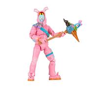 Fortnite Legendary Rabbit Raider - Figura articulada de 6 Pulgadas con Herramienta de recolección, Accesorio para la Espalda y código para Objeto Virtual Adicional