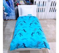Fortnite Shuffle Set 2pezzi Cama Individual Funda Nórdica Algodón Reversible