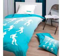 Fortnite Shuffle Set Cama Individual Funda Nórdica 140x200cm, Funda 100% Algodón