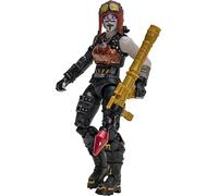 FORTNITE Squad Molten Legends (Modo Cuadriculado) - Cuatro Figuras articuladas de 4 Pulgadas con Armas, Herramientas de Cosecha y Brillo Trasero (JAZWARES FNT1157)