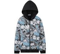 Fortnite Sudadera Cremallera para Niño y Chico con Bolsillos Tipo Canguro, 7-16 Años, Forro Sherpa Chaqueta con Capucha (9-10 Años, Multi)