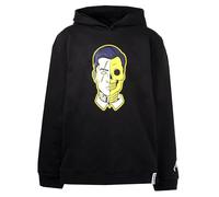 Fortnite - Sudadera para niños - Sudadera negra El Malcriado con diseño de hot dog y calavera - 100% algodón, 13 años