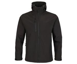 Fortress 234 - Fortaleza holkham capucha softshell, negro,