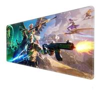 Fortress game pad, card battle game pad, cardpad, large-sized cardpad 35.4 × 15.7in, rubber anti slip multifunctional protectivepad, office deskpad, gaming mousepad