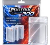 FORTRIX® 300 Sleeves Perfect Fit 64 × 89 mm, sobres protectores para tarjetas coleccionables, funda para Graded Card incluida, compatibles con Pokemon, Magic, One Piece Card Game, TCG
