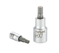 FORTUM Cabezal de inserción de 1/4", H 5, L 38 mm