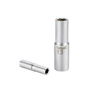 FORTUM Cabezal hueco alargado, 1/4", 11 mm, L 50 mm