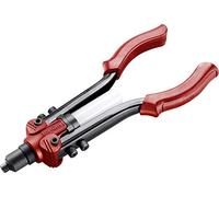 Fortum Remachadora manual para remaches ciegos, remachadora ciega para remaches de 2,4 - 6,4 mm de aluminio, latón, acero y acero inoxidable, 33 cm de largo, potentes alicates de remaches de bajo