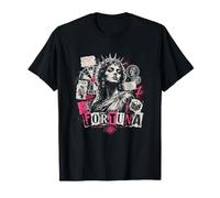 Fortuna tee Diosa De La Suerte Alea Sic Itur Ad Astra Camiseta