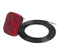 FortunateSweet Luz trasera brillante para Ninebot F2 F2 Plus F2 Pro E-Scooter impermeable LED lámpara trasera luz de señal de freno, cubierta a prueba de polvo, interfaz de fácil montaje, accesorio