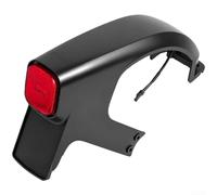 FortunateSweet Ninebot F3 F3 Pro - Guardabarros trasero con luz trasera integrada, plástico de alta resistencia para guardabarros, color negro, 29 cm